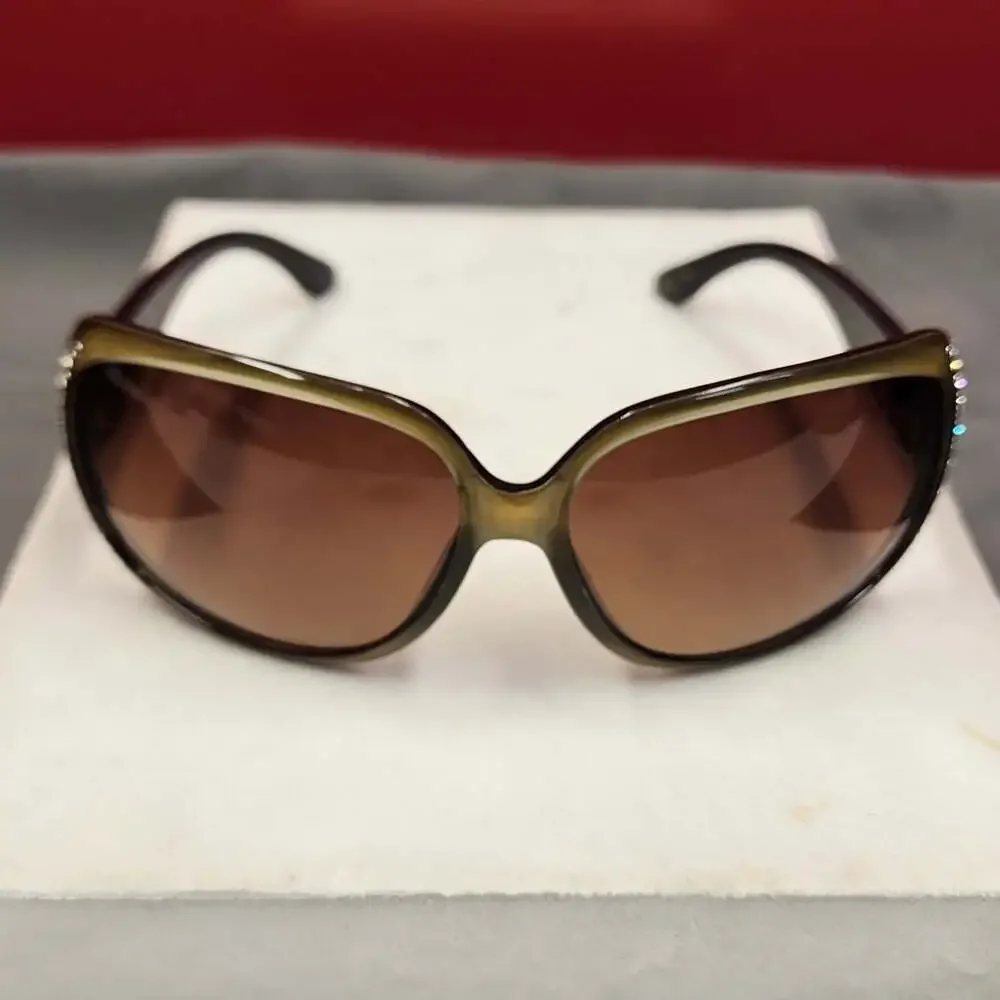 Joan Rivers Jeweled Sunglasses w Rhinestone Embellished Frames & Gradient Lenses